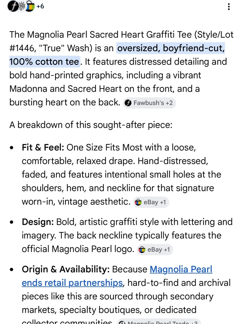 Magnolia Pearl White Tee with Multicolor Butterfly and Graphic Prints - Picture 2 of 9